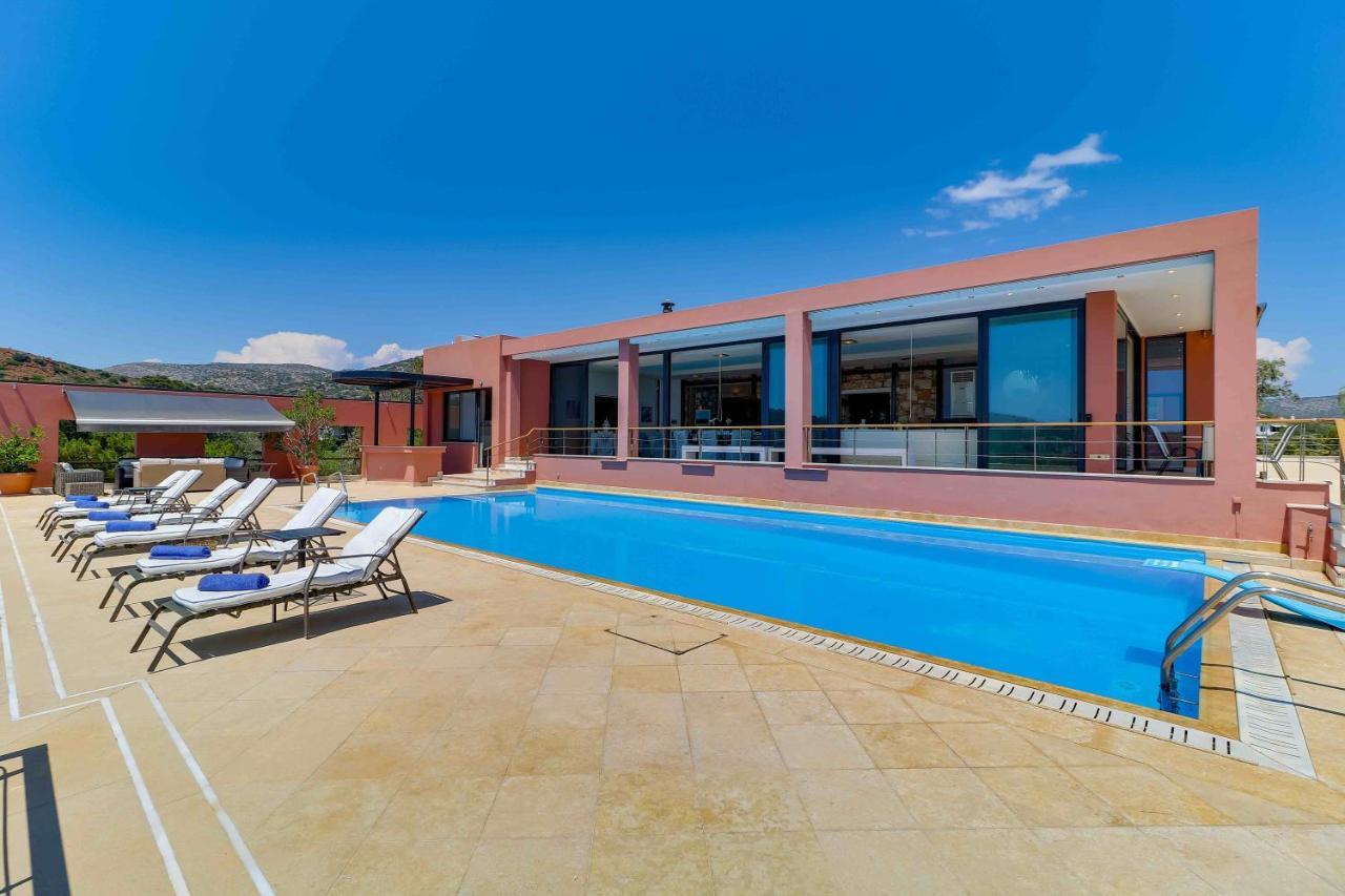 Black Diamond Beachfront Pool Villa Pasithea In Sounio, Athens Sounion Exterior photo